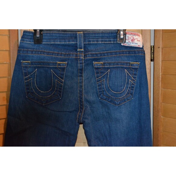 True Religion Low Cut Lizzy Crop Y2K Designer - Picture 4 of 7
